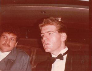 Michael mayer and Joseph Naughton arrive at 'Yentl".