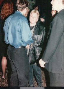 Lori Scdmidt was one asked by a survey, "How many nights, on average, do you spend each year at the theatre?"  Her answer?  "300.  Conservatively."