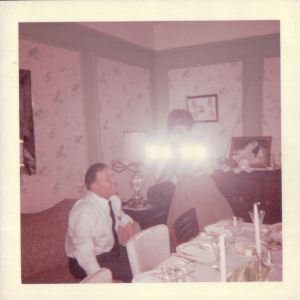 My mother never went anywhere without her floodlights. She loved taking pictures, filming home movies, and listening to music. But her kind of music, not mine.