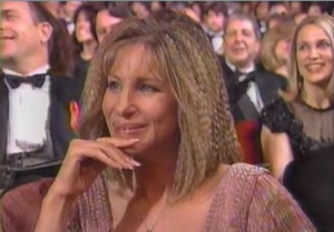 Barbra Streisand at the Oscars 1992.